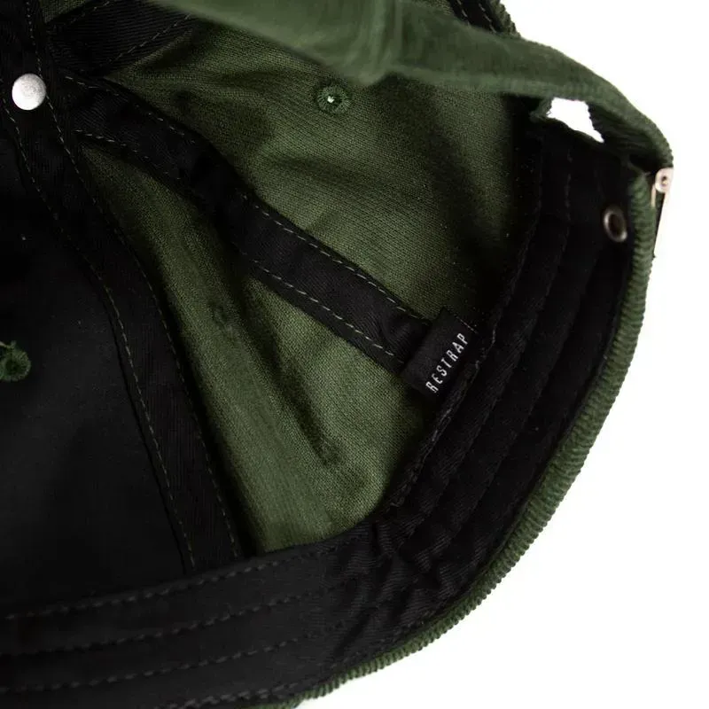 Restrap Camp Cap in Forest Green-4