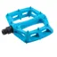 DMR V6 Cro-Mo Axle Plastic Flat Pedal in Blue