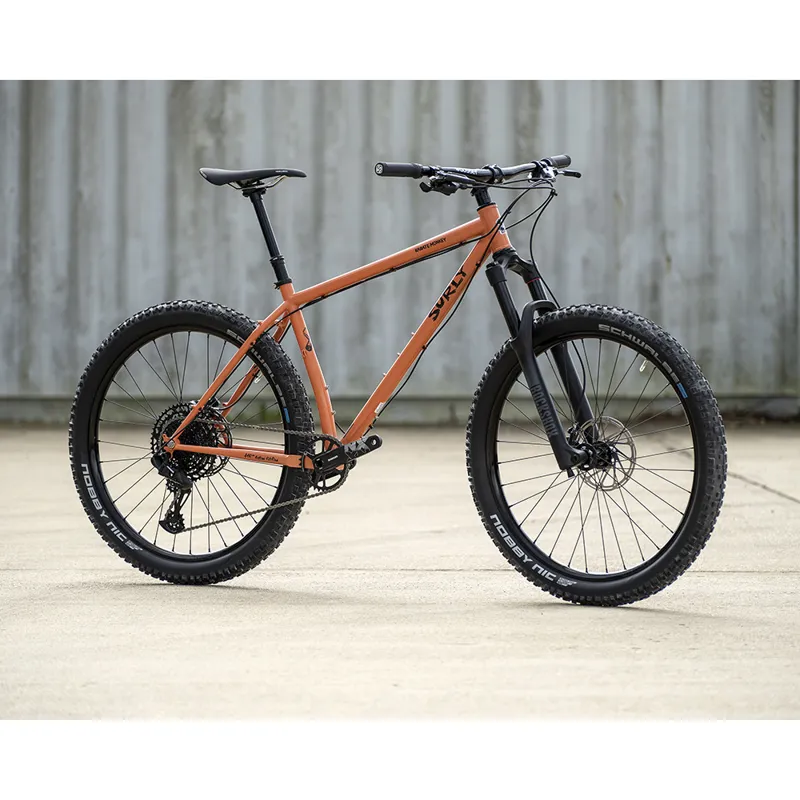 Surly Karate Monkey 27.5+ Suspension Peach Salmon Sundae-1
