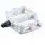 DMR V6 Cro-Mo Axle Plastic Flat Pedal in White