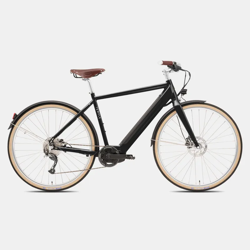 Temple Cycles Classic Eletric Bike in Gloss Black