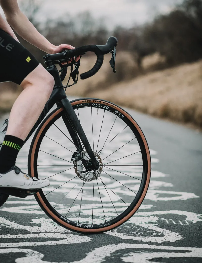 Goodyear Eagle Sport Tube Type 700x Road Tyre in Black-2