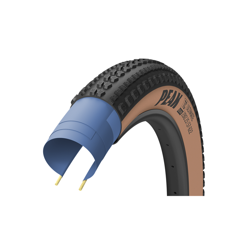 Goodyear Peak All Terrain Tubeless Tyre 700c in Black or Tan-1