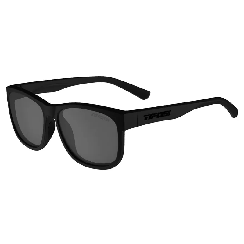 Tifosi Swank XL Single Polarized Lens Sunglasses - Blackout-Smoke