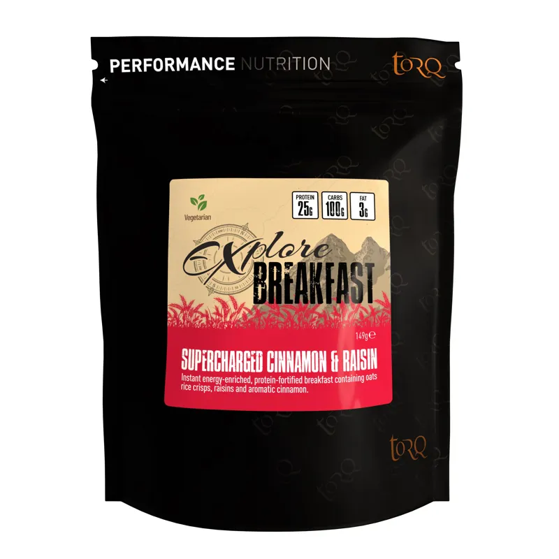 Torq Explore Breakfast Cereal - 1 Pouch - 146g - CINNAMON RAISIN 
