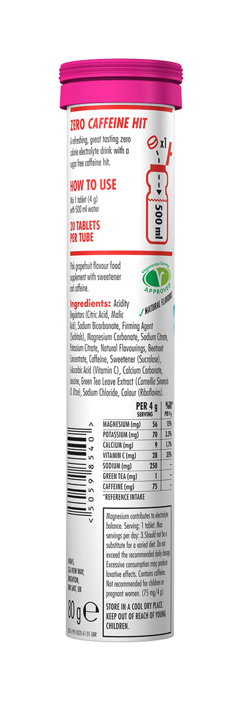 High5 ZERO Caffeine Hit Hyrdation 20 X 8 Tabs-3