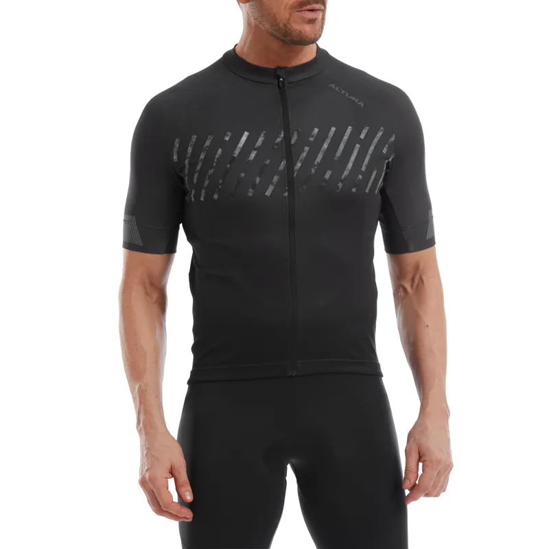 Altura Airstream Short Sleeve Cycling Jersey in Black