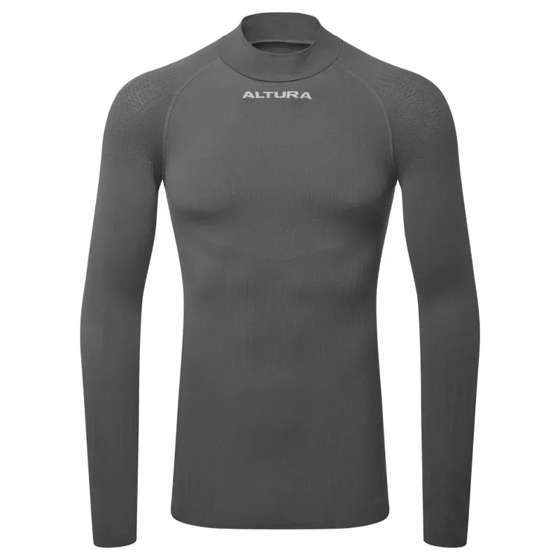 Altura Tempo Seamless Long Sleeve Baselayer in Charcoal