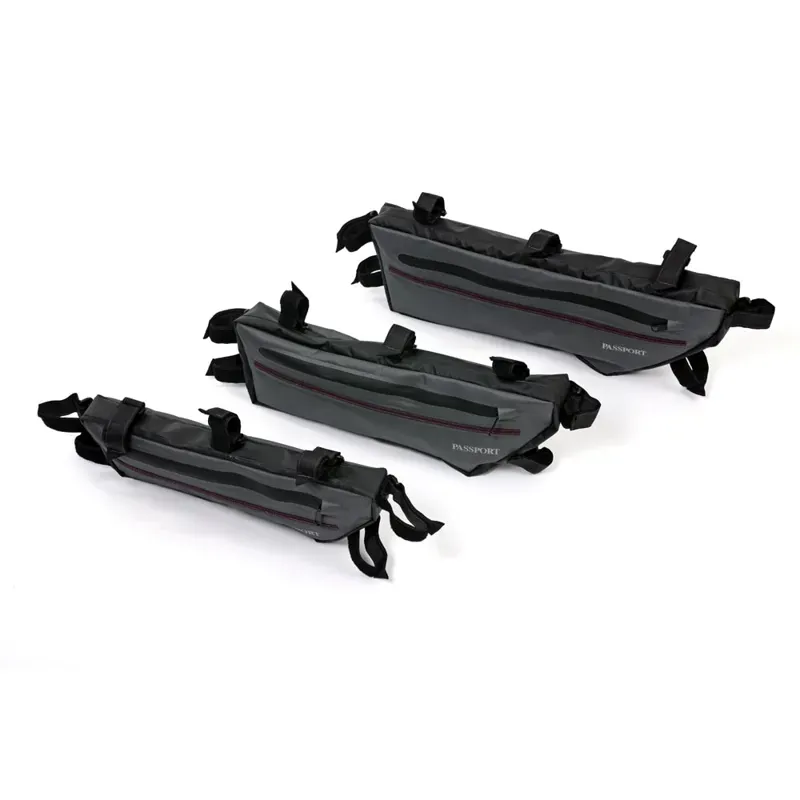 Passport Bikepacking Bicycle Frame Bag in Grey