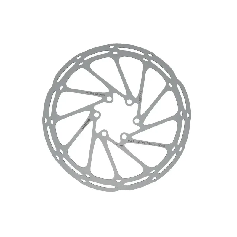 SRAM Centerline 180mm 6-bolt Rounded Rotor in Silver
