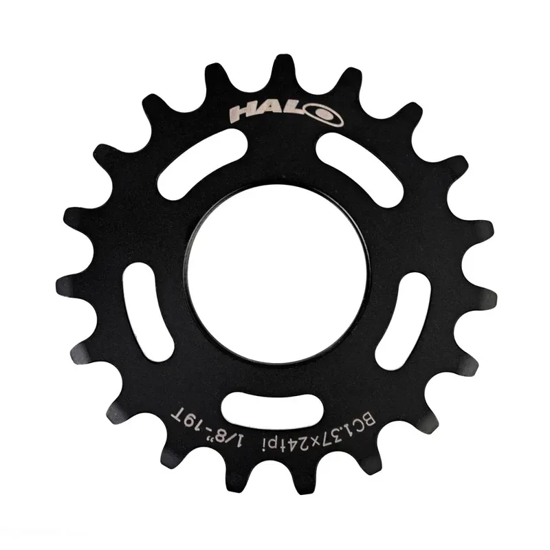 Halo Fixed Sprocket in Black