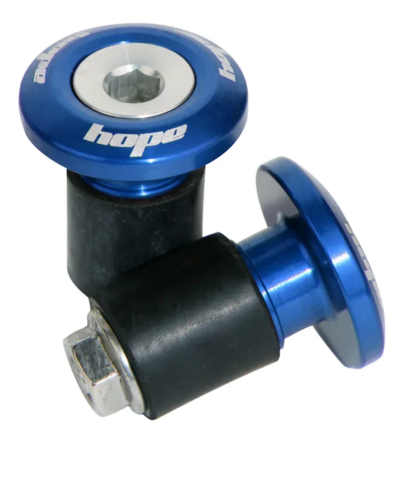 Hope Grip Doctor Handlebar Plugs in Blue