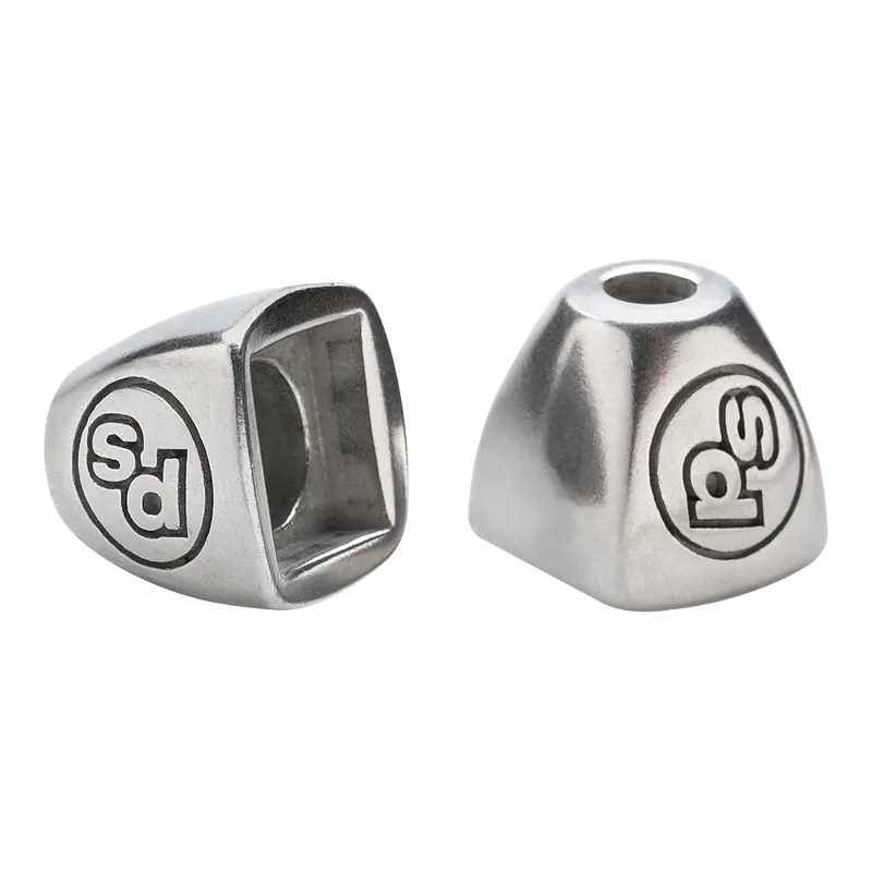 Problem Solvers Downtube Shifter Boss Covers in Silver