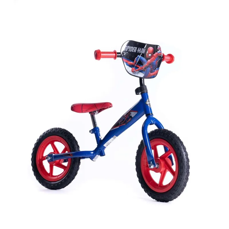 Huffy Spider-Man Kid's Balance Bike 12 inch wheels in Spider-Man Theme Red and Blue-1