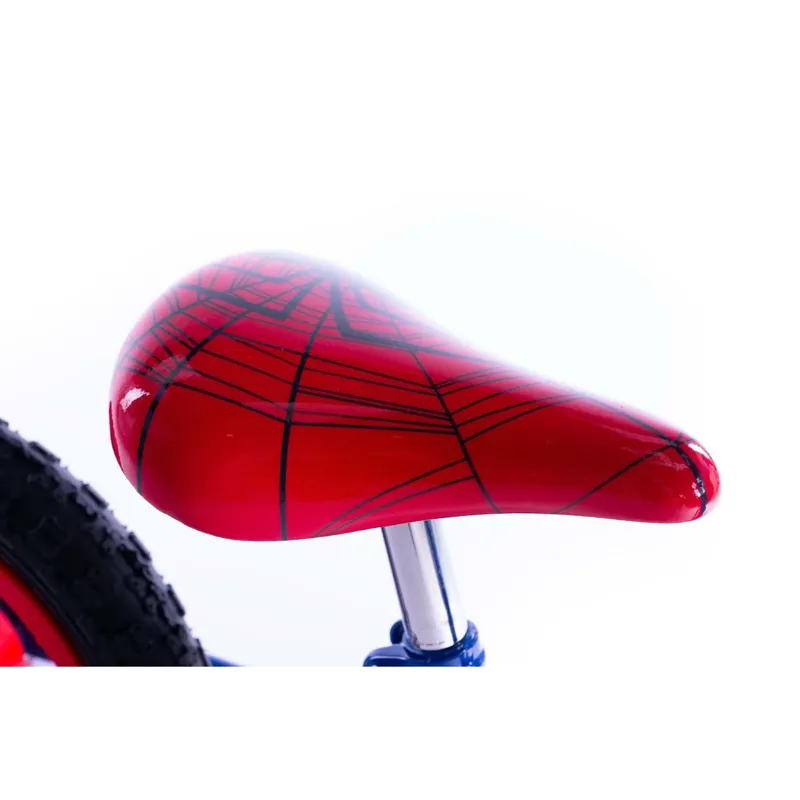 Huffy Spider-Man Kid's Balance Bike 12 inch wheels in Spider-Man Theme Red and Blue-3