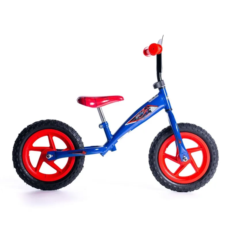 Huffy Spider-Man Kid's Balance Bike 12 inch wheels in Spider-Man Theme Red and Blue-2