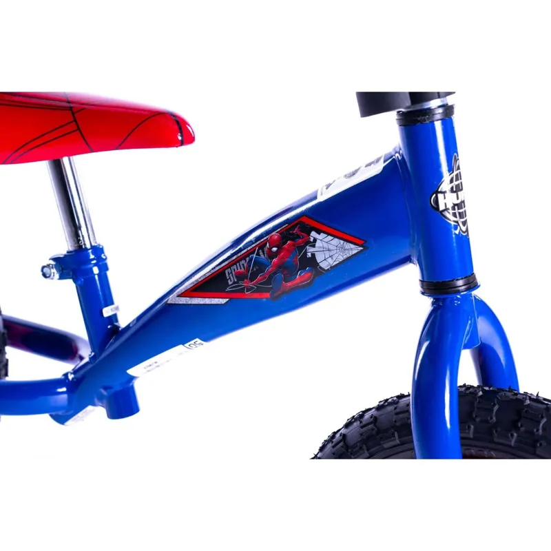 Huffy Spider-Man Kid's Balance Bike 12 inch wheels in Spider-Man Theme Red and Blue-5