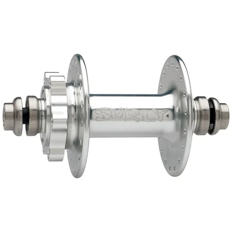 Surly Ultra New 32h Front Disc Hub in Silver