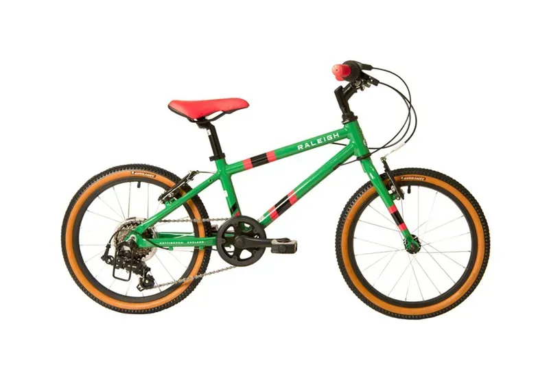 2020 Raleigh Pop 18 Kids Bike in Green