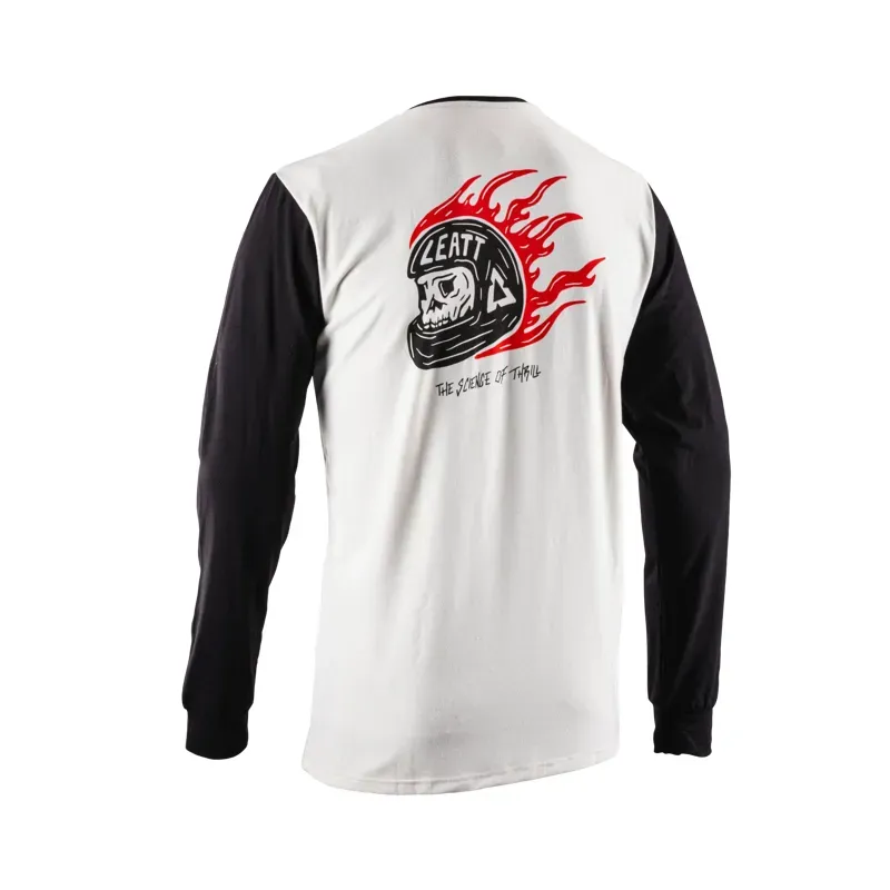 Leatt Long Sleeve Shirt Core in Cream White-1
