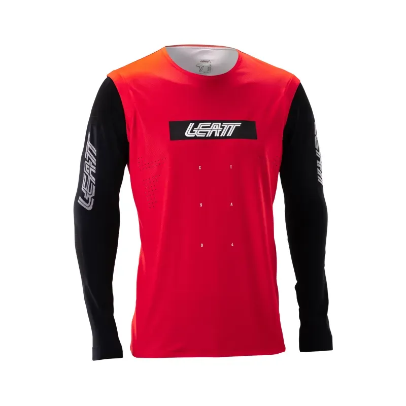 Leatt Gravity 8.0 MTB Jersey in Race Red