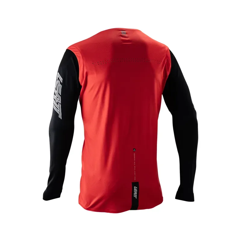 Leatt Gravity 8.0 MTB Jersey in Race Red-1