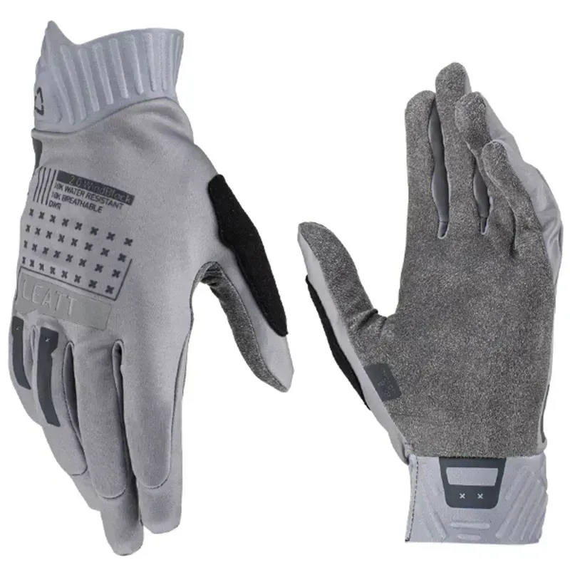 Leatt MTB Glove 2.0 Windblock Gloves in Titanium