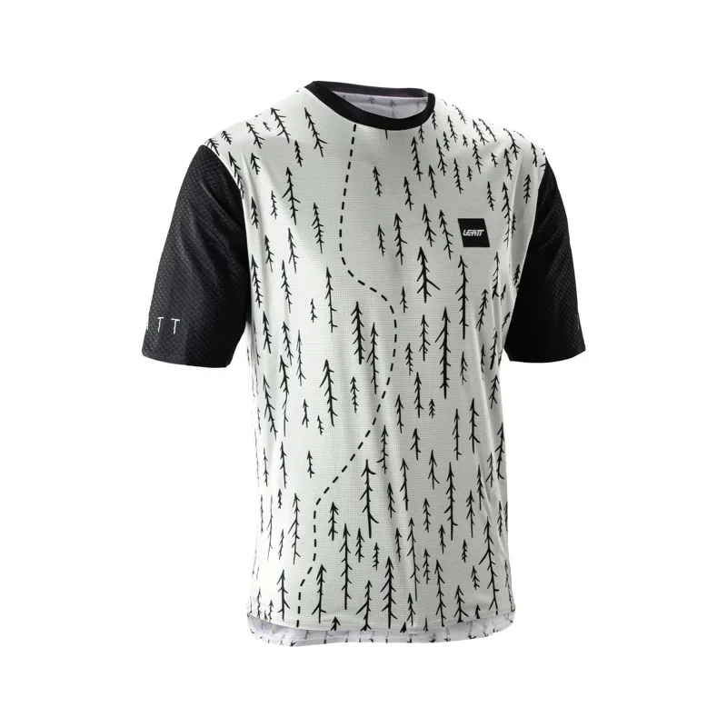 Leatt Trail 3.0 MTB Jersey in Trails White