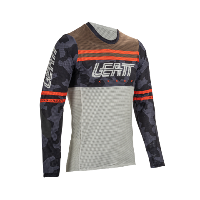 Leatt Gravity 4.0 MTB Jersey in Cream-1