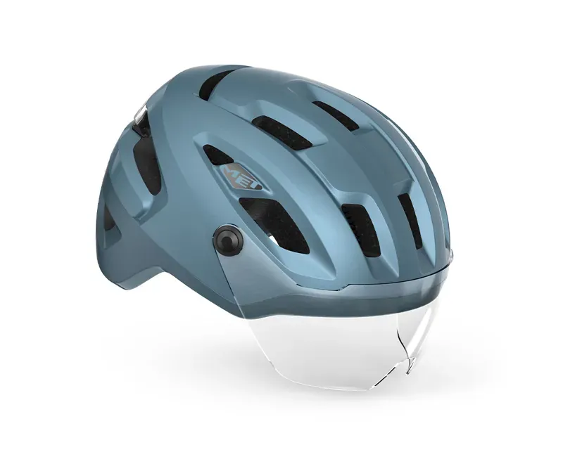 Met Intercity Mips Helmet in Blue Metallic