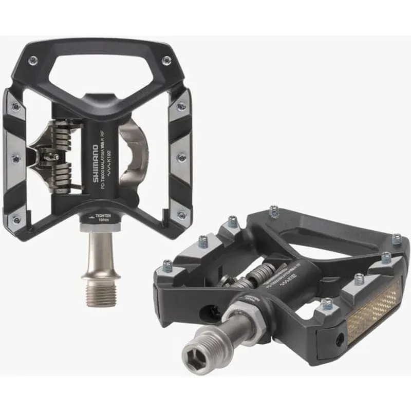 Shimano Pedals PD-T8000 XT MTB SPD 9/16 inches Trekking Pedals in Black-3