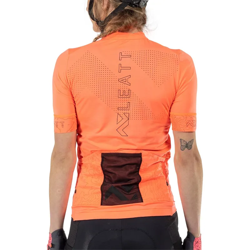 Leatt Women's Endurance 5.0 MTB Jersey in NEON-3