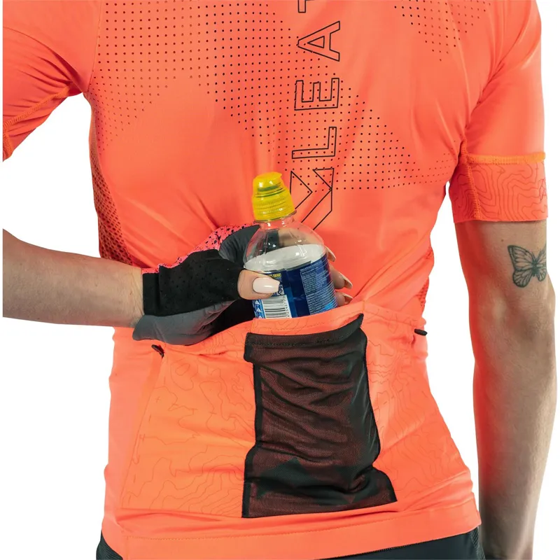 Leatt Women's Endurance 5.0 MTB Jersey in NEON-5