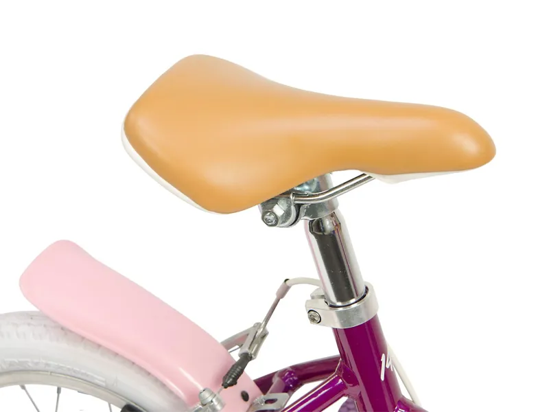 Raleigh Molli 14 Inch Wheel Kids Bike - Purple-7