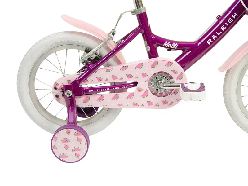Raleigh Molli 14 Inch Wheel Kids Bike - Purple-5
