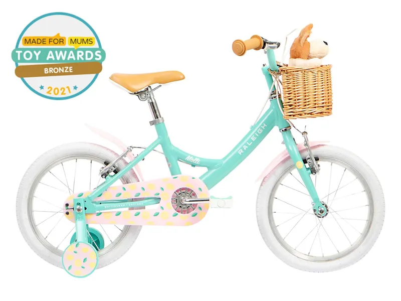 Raleigh Molli 16 inch Kids Bike - Aqua Blue-1