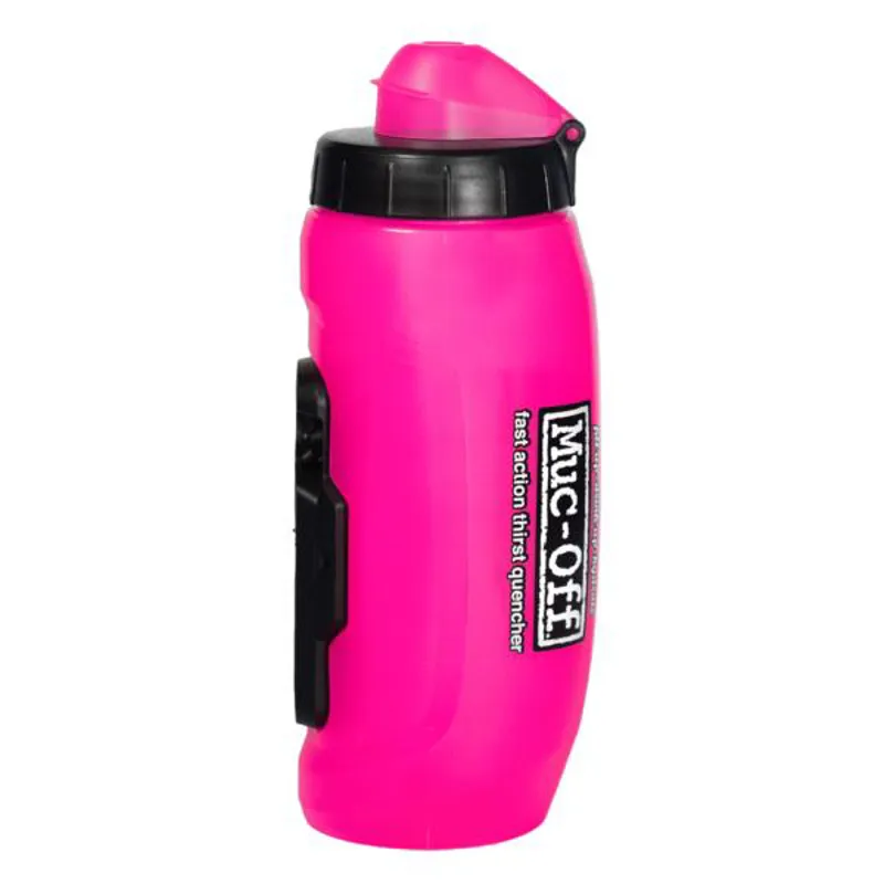 Muc-Off x Fidlock Twist Bottle 450ml with Fidlock base in Pink-2