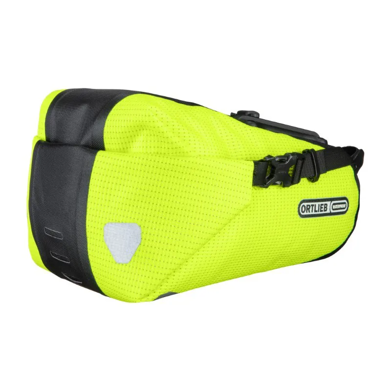 Ortlieb Saddle-Bag High Visibility 4.1L - Waterproof Reflective Bike Seat Pack
