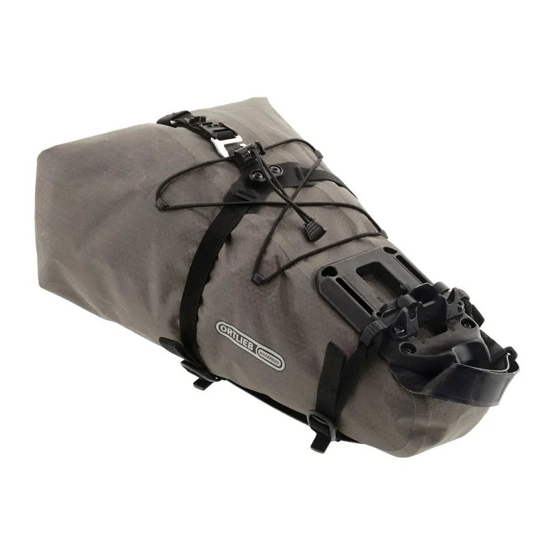 Ortlieb Seat Pack QR 13L in Dark Sand - Bikepacking Waterproof Saddle Bag-1