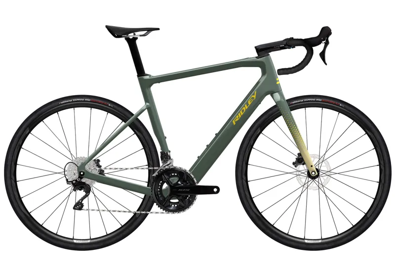 Ridley E-Grifn Road in Green Smoke - Shimano 105 - 2x12-7