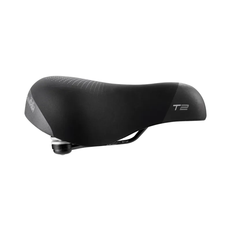 Selle Italia T2 Flow Commuter Saddle in Black-2