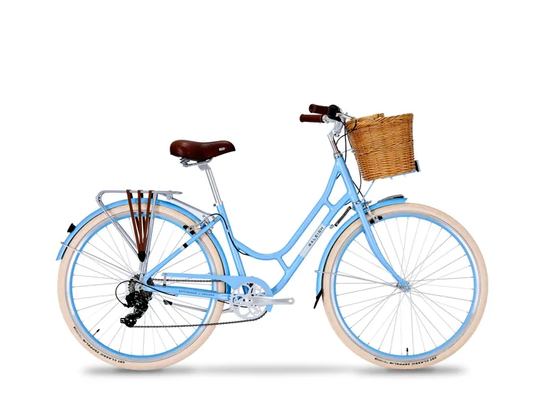 Raleigh Willow Classic Bicycle in Rainbow Blue