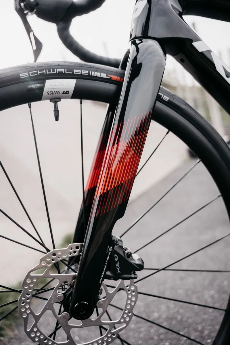 Ridley Yungstr with Shimano GRX400 2x10 speed groupset in Black-10