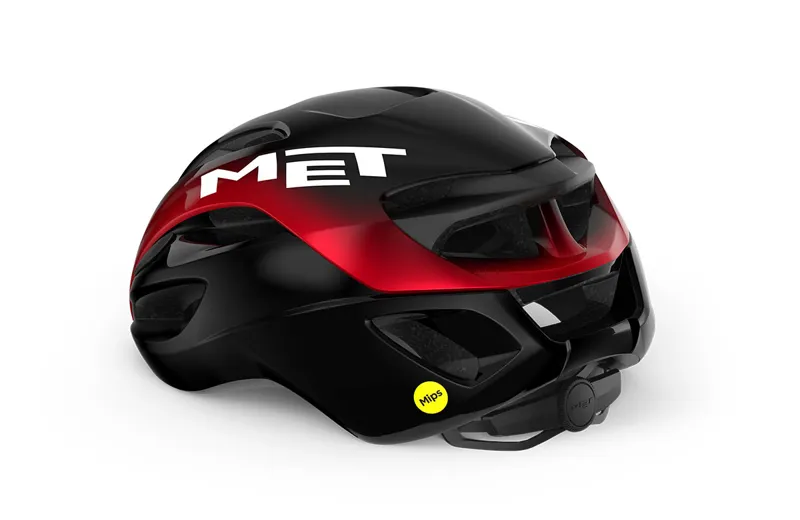 Met - Rivale Mips - Black Red Metallic Glossy-2