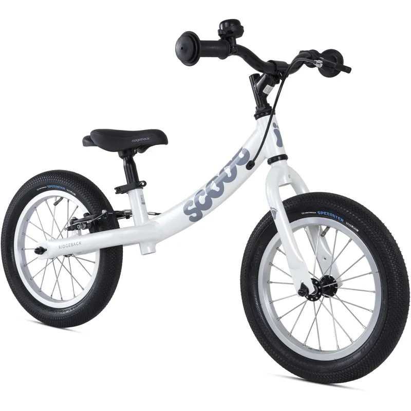 Ridgeback Scoot XL Balance Bike in White