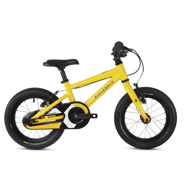 Ridgeback Dimension 14 Kids Bike in Yellow-1