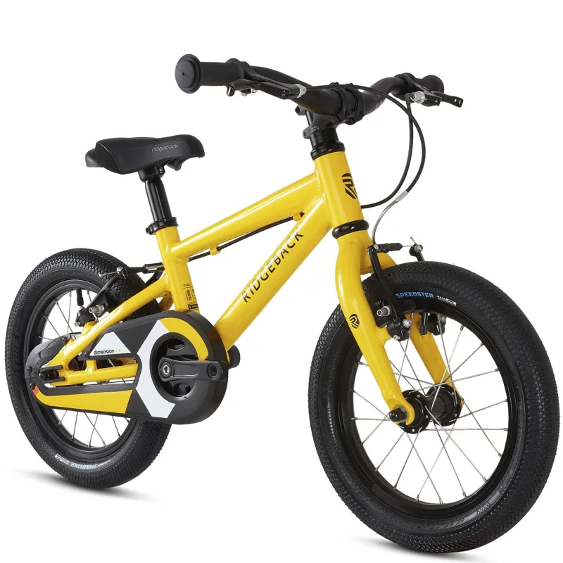 Ridgeback Dimension 14 Kids Bike in Yellow