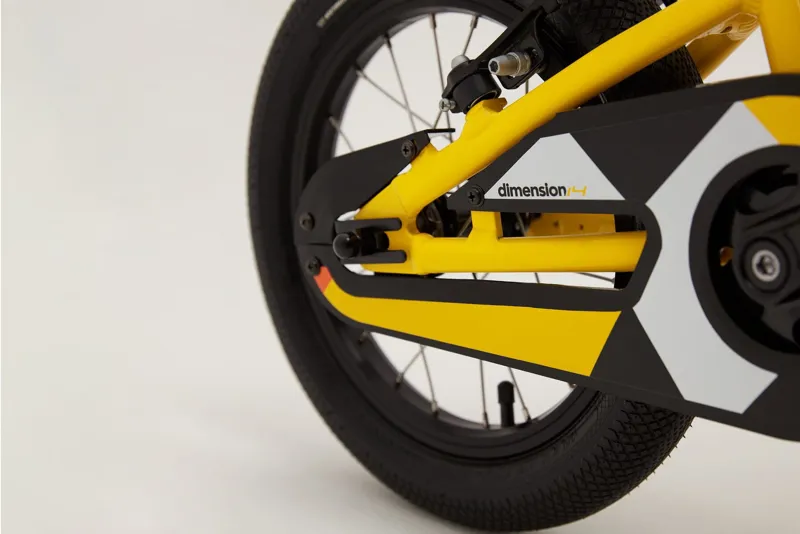 Ridgeback Dimension 14 Kids Bike in Yellow-3