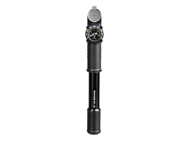 Topeak Roadie DA hand pump available with a Gauge DA G or without Gauge DA-5