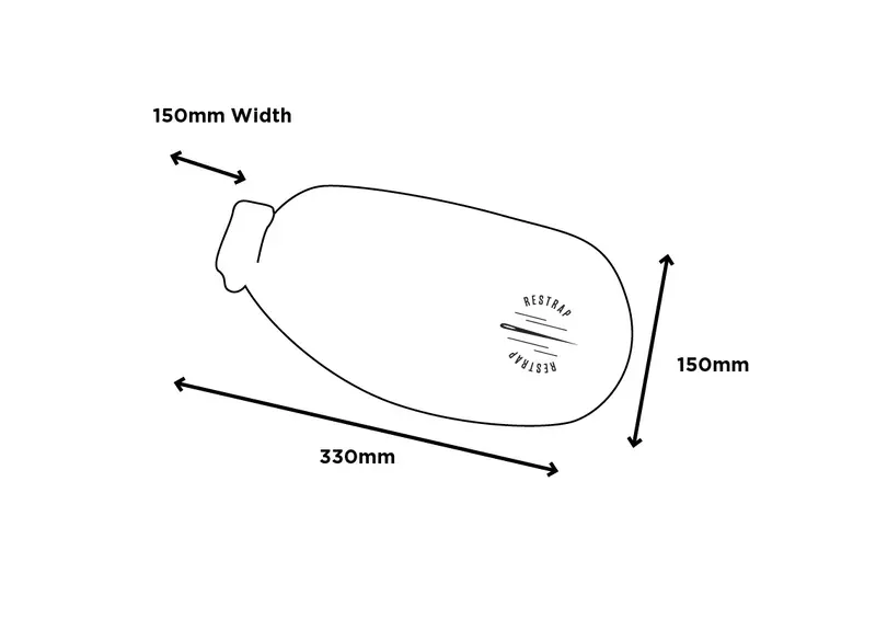 Restrap Race 7l Dry Bag in Black-2